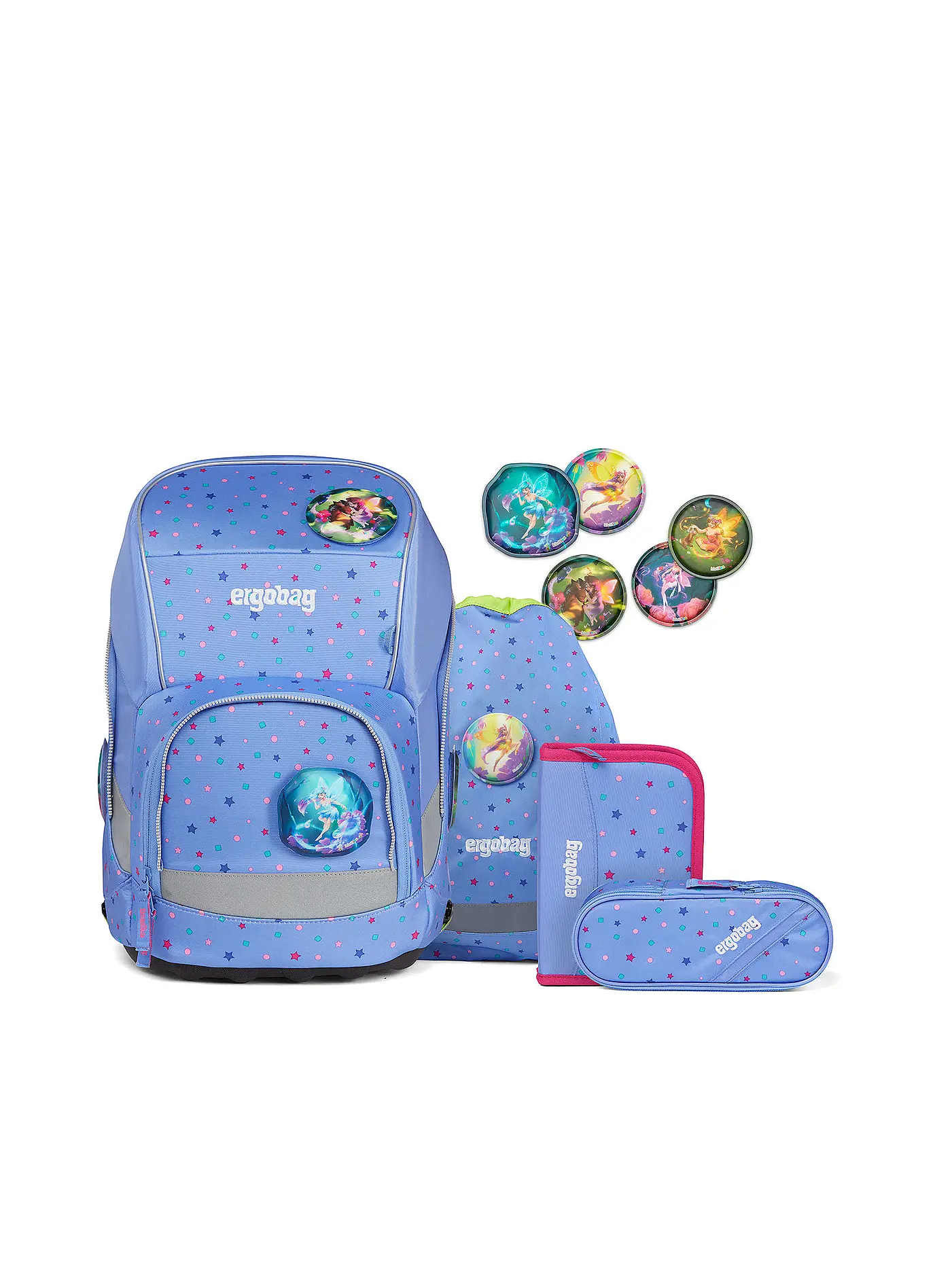 ERGOBAG | Schultaschen Set 5tlg Wide - Bärzaubernd | 